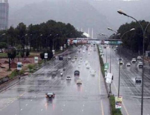Lahore, Islamabad and Rawalpindi experienced intermittent drizzle throughout the day